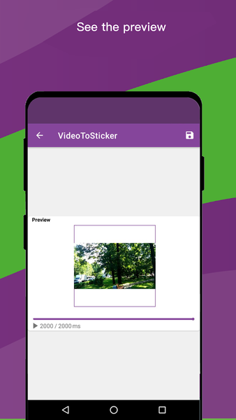 Video to Sticker Maker - عکس برنامه موبایلی اندروید