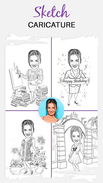 Photo Cartoon Caricature Maker - عکس برنامه موبایلی اندروید