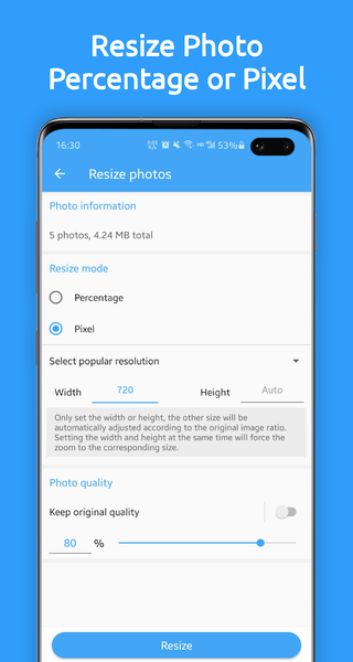 Photo Compressor and Resizer - Image screenshot of android app