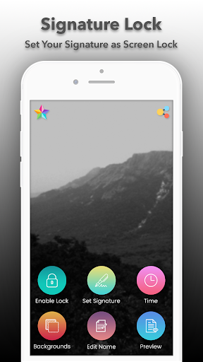 Signature Lock Screen - عکس برنامه موبایلی اندروید
