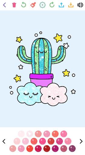 Kawaii Game Coloring Book - Gameplay image of android game