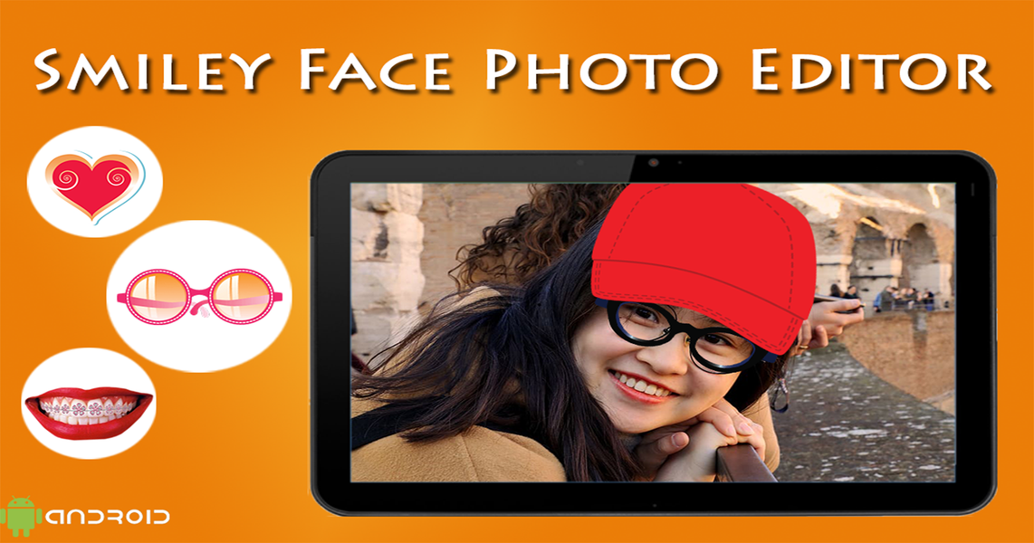 Smiley Face Photo Editor - عکس برنامه موبایلی اندروید