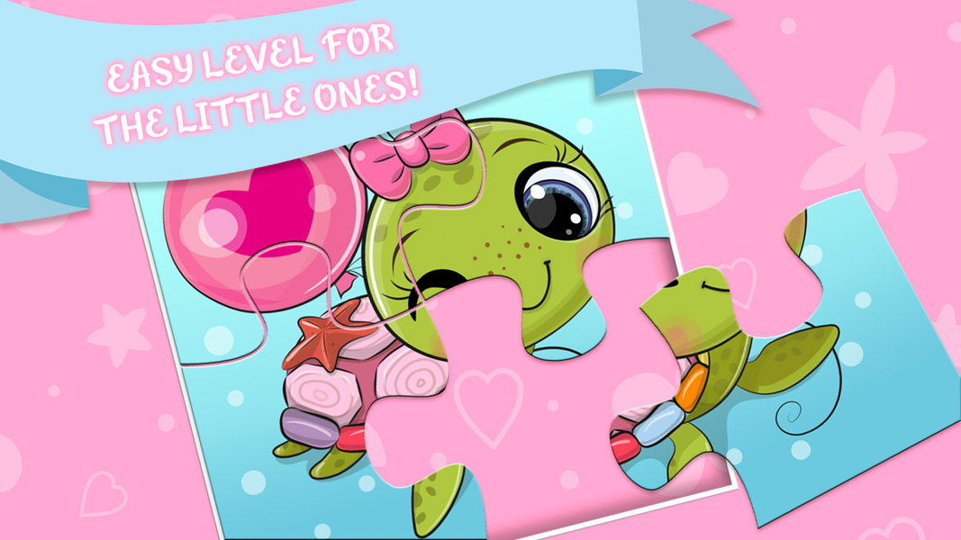 Puzzles: game for girls - Gameplay image of android game