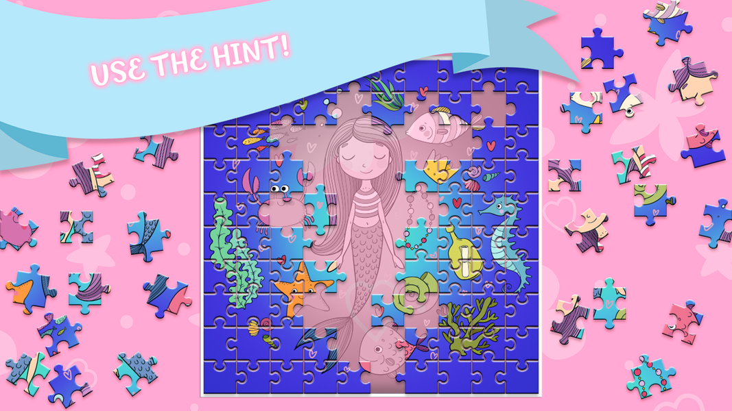 Cute Jigsaw Puzzles for Girls - Gameplay image of android game