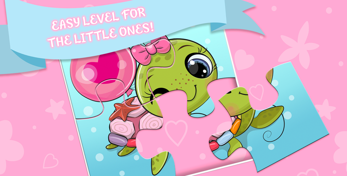 Cute Jigsaw Puzzles for Girls - Gameplay image of android game
