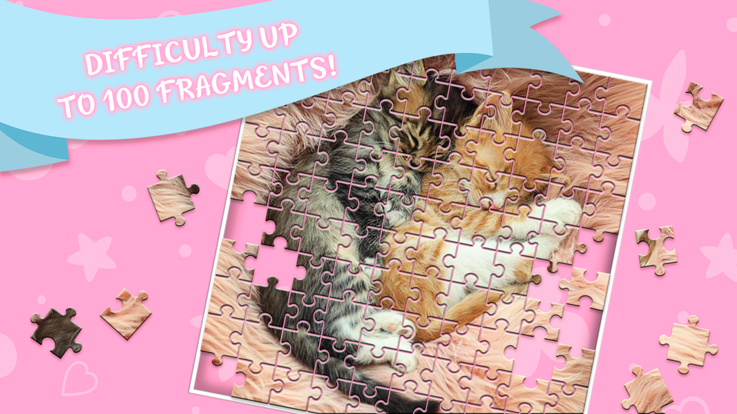 Cute Jigsaw Puzzles for Girls - Gameplay image of android game