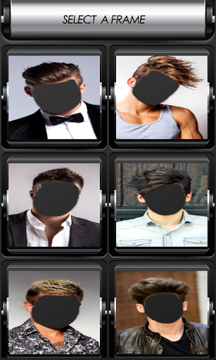 Man Hair Style Photo Montage - Image screenshot of android app