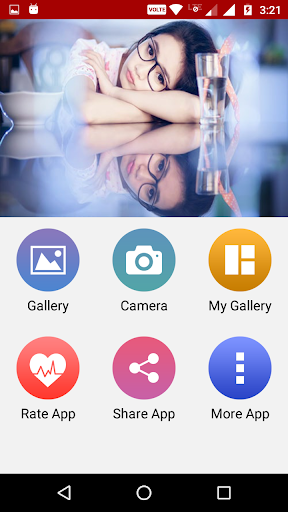 Photo Collage - Mirror Effect - عکس برنامه موبایلی اندروید