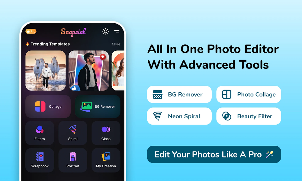 AI Photo Editor Collage Maker - Image screenshot of android app