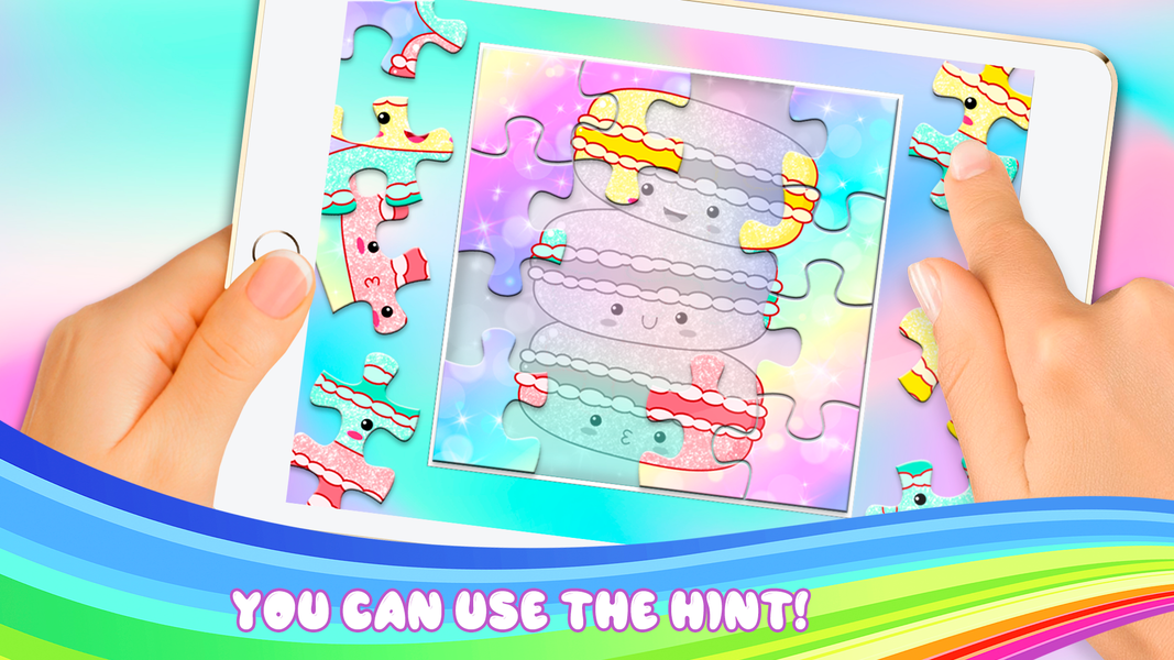 Kawaii Puzzles Game for Girls - Gameplay image of android game