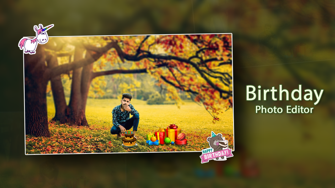 Birthday Photo Editor - Image screenshot of android app