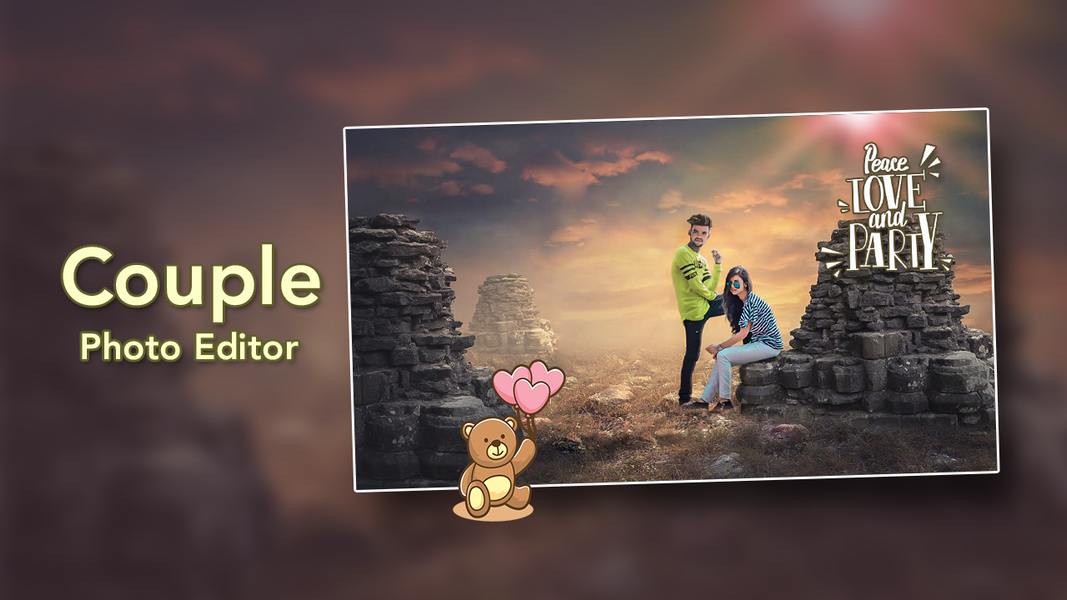 Couple Photo Editor - Image screenshot of android app