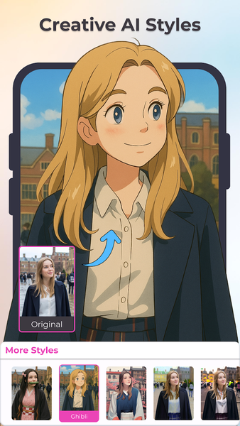 Ai Photo Editor - Collage Pic - عکس برنامه موبایلی اندروید