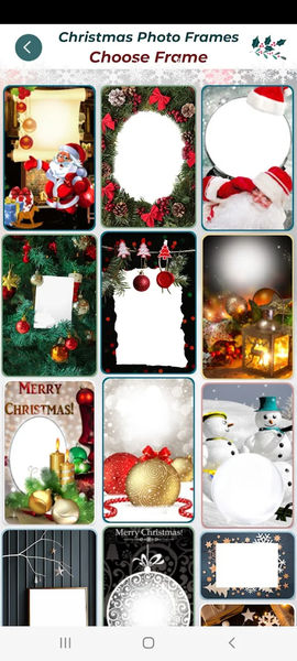 Christmas Photo Frames - عکس برنامه موبایلی اندروید