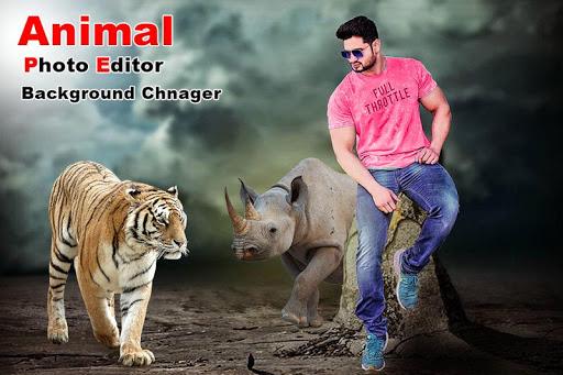 Wild Animal Photo Frame - Image screenshot of android app