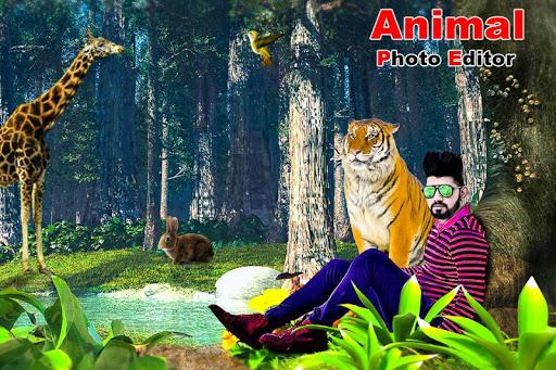 Wild Animal Photo Frame - Image screenshot of android app