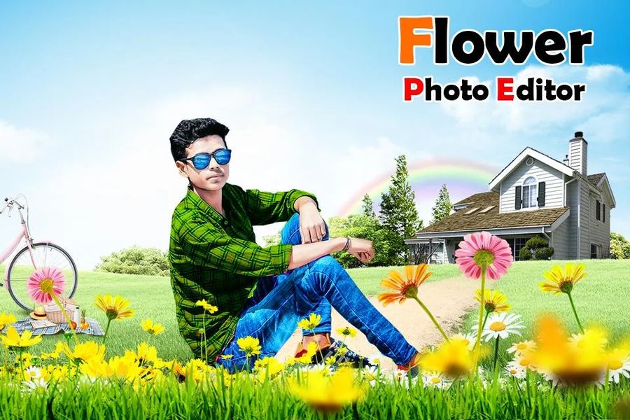 Flower photo frames - عکس برنامه موبایلی اندروید