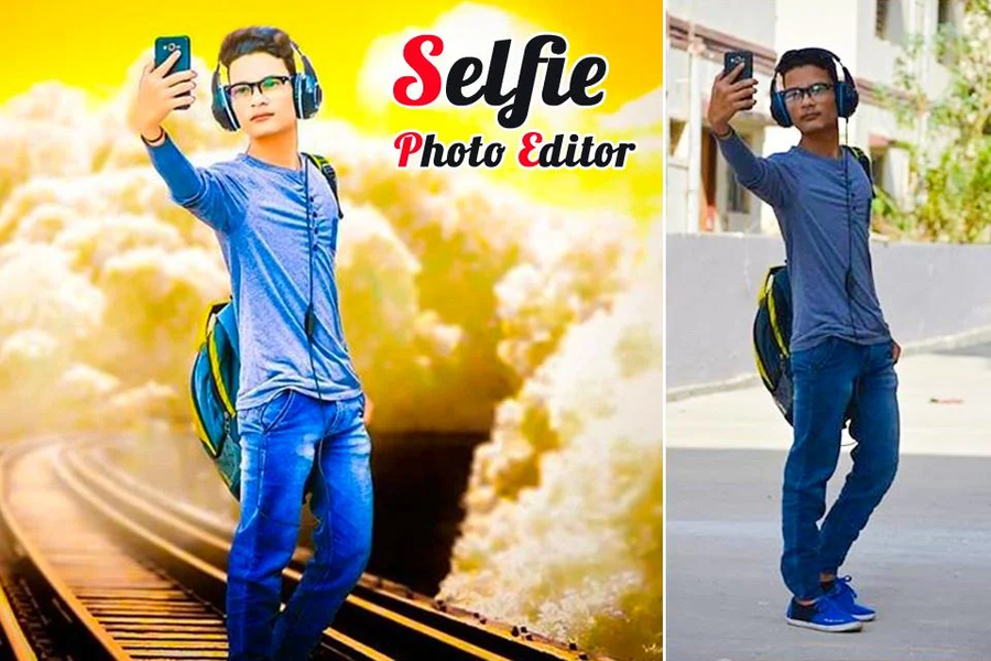 Selfie Photo Editor - Image screenshot of android app