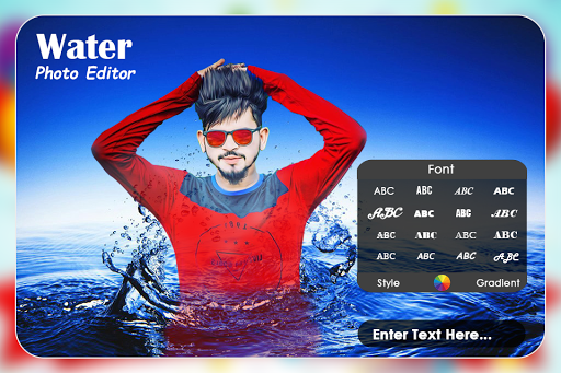 Water Photo Editor - Image screenshot of android app