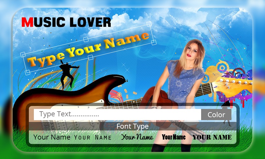 Guitar Photo Frame - Image screenshot of android app
