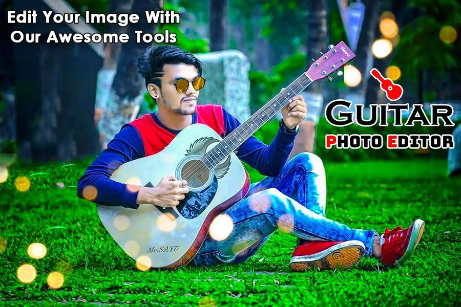 Guitar Photo Frame - Image screenshot of android app