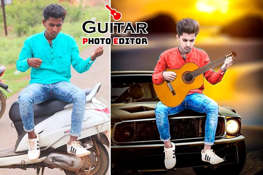 Guitar Photo Frame - عکس برنامه موبایلی اندروید