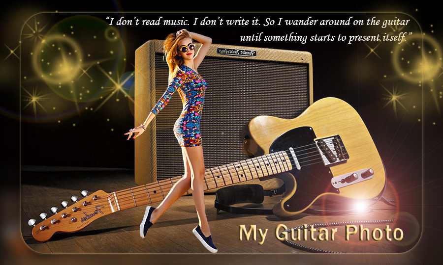 Guitar Photo Frame - Image screenshot of android app