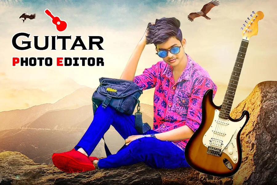 Guitar Photo Frame - Image screenshot of android app