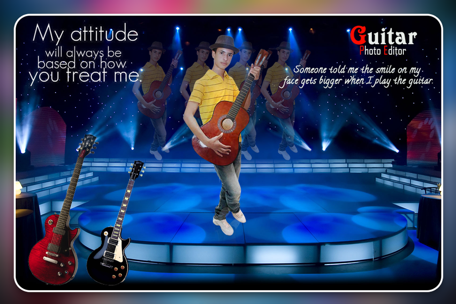 Guitar Photo Frame - Image screenshot of android app