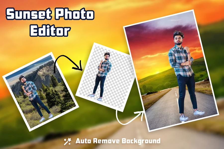 Sunset Photo Editor - عکس برنامه موبایلی اندروید