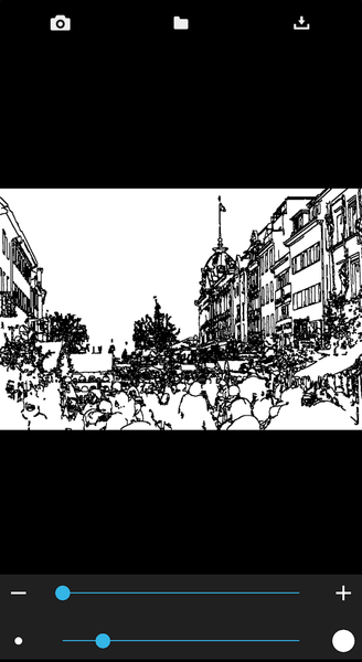 Outline Photo - Image screenshot of android app