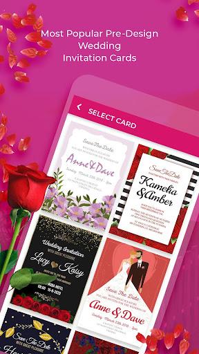 Wedding Invitation Card Maker - Image screenshot of android app