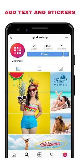 Grid Post - Photo Grid Maker - عکس برنامه موبایلی اندروید