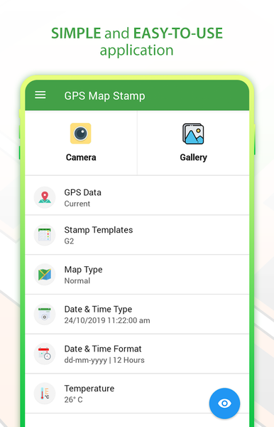 GPS Map Stamp Camera - Image screenshot of android app