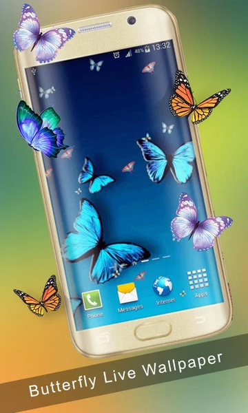 Butterfly Live Wallpaper 2023 - Image screenshot of android app