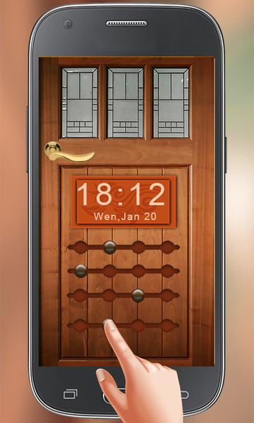 Door Lock Screen 2022 - Image screenshot of android app