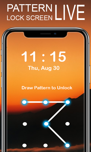 Pattern Lock Screen - Image screenshot of android app