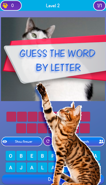 Guess the cat - quiz game - عکس بازی موبایلی اندروید