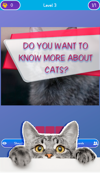 Guess the cat - quiz game - عکس بازی موبایلی اندروید