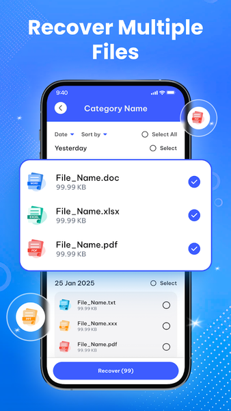 Photo Recovery - File Recovery - Image screenshot of android app