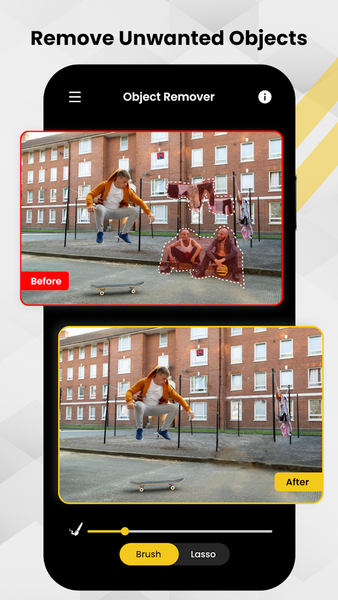 Photo Retouch AI Remove Object - عکس برنامه موبایلی اندروید