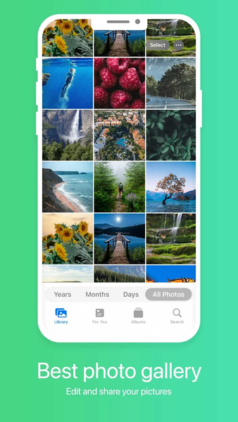 Gallery Phone 15, OS 17 Photos - Image screenshot of android app