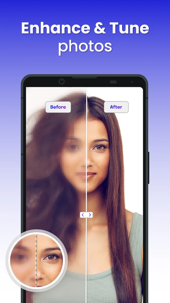 Phototune - AI photo enhancer - Image screenshot of android app