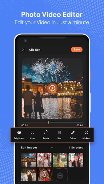 Photo Video Maker with Music - عکس برنامه موبایلی اندروید
