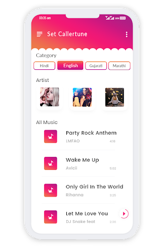 Set Caller tune Song: New Ringtones 2019 - Image screenshot of android app