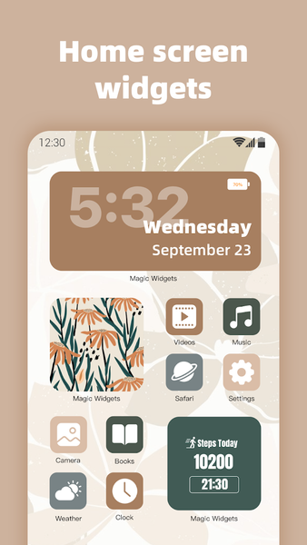 MagicWidgets - iOS Widgets - Image screenshot of android app