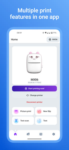 Fun Printer–mini cat print app - Image screenshot of android app