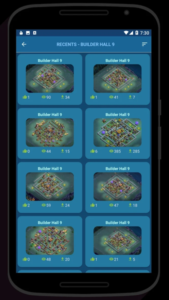 Clash of Maps ۲۰۲۵:CoC Layouts - عکس برنامه موبایلی اندروید