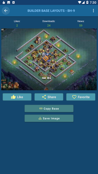 Clash of Maps ۲۰۲۵:CoC Layouts - عکس برنامه موبایلی اندروید