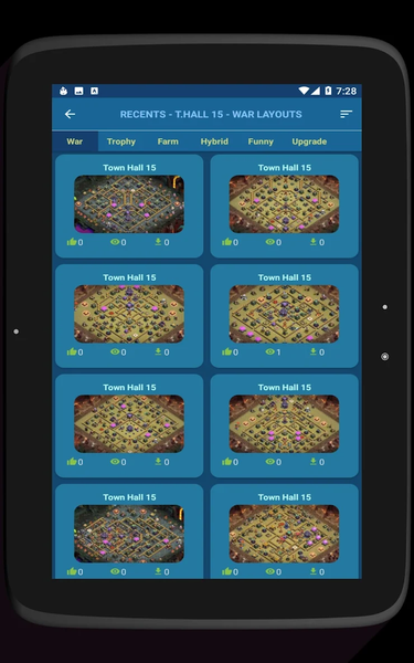 Clash of Maps ۲۰۲۵:CoC Layouts - عکس برنامه موبایلی اندروید